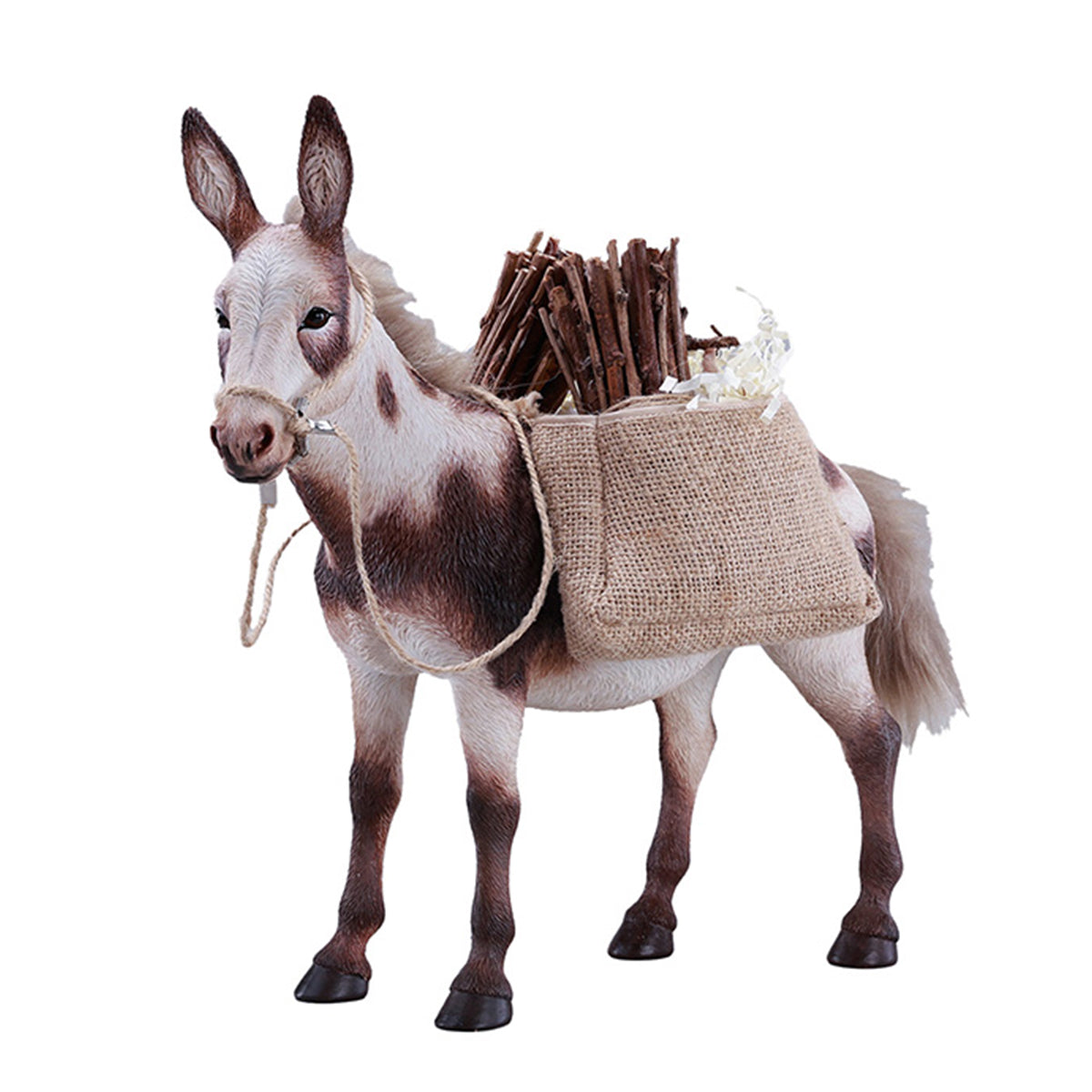 JXK MULE Static Expertly Hand-Painted Lifelike 1/6 Scale Animal Figurine