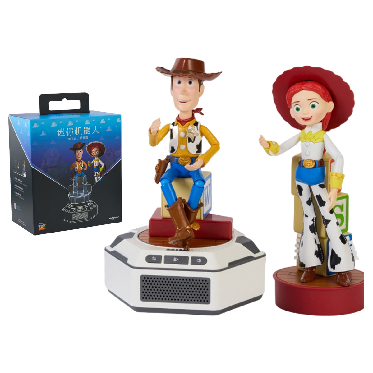 Robosen Mini Robot Toy Story WALL·E/EVE/Woody/Jessie/Buzz Lightyear/REX/Lots-o'-Huggin' Bear/Action Figure Set