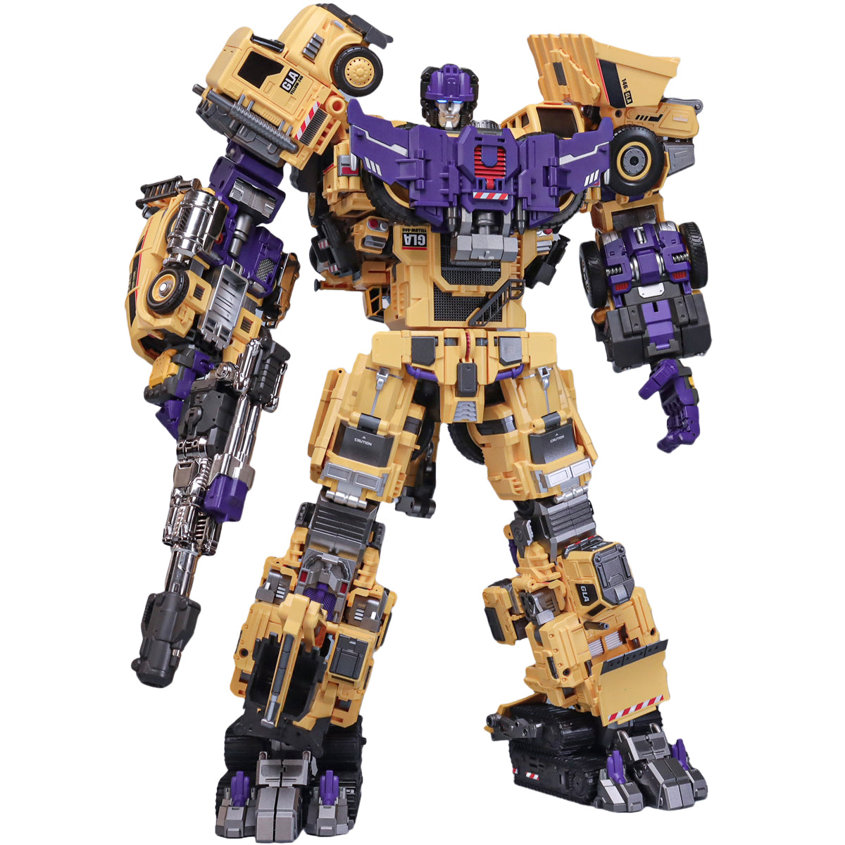 Mecha Invasion GLA-01-06Y Titan of Creation Yellow Edition Set Transformable Action Figure