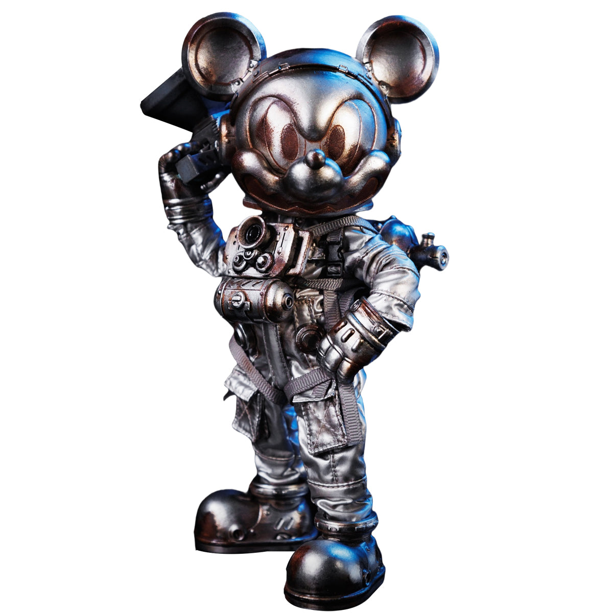 WeArtDoing Time Warrior Series Wasteland: Space Mouse Flash Silver Action Figure