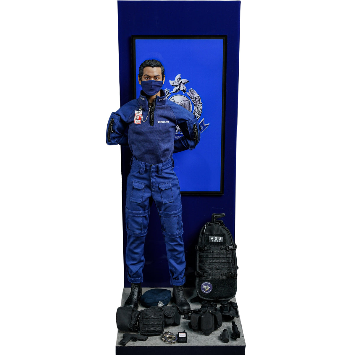 MOjingtoys, Chinese Hong Kong Urban Tactical Duty Team 2024: CTRU (Counter-Terrorism Response Unit)/ASU (Airport Security Unit)/RRT (Hong Kong Railway Response Team)/, Action Figures