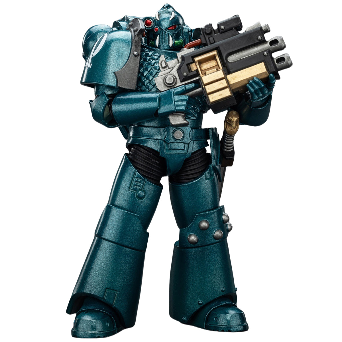 JOYTOY Warhammer Alpha Legion, Headhunter With Banestrike Combi-Bolter And Power Dagger/Headhunter Prime/Exodus 'The One who is Many' With Sniper Rifle And Power Dagger