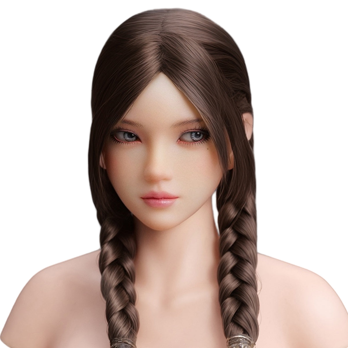 Escultura de cabeza femenina asiática con ojos móviles de YMTOYS - Yiyi (versión E) para figuras
