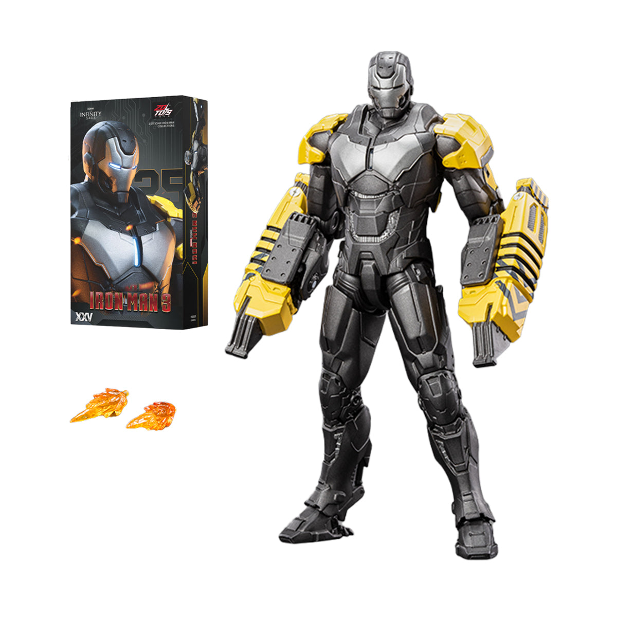 ZD Toys Iron Man Non-Light-Up Edition 1/10 Scale Action Figure