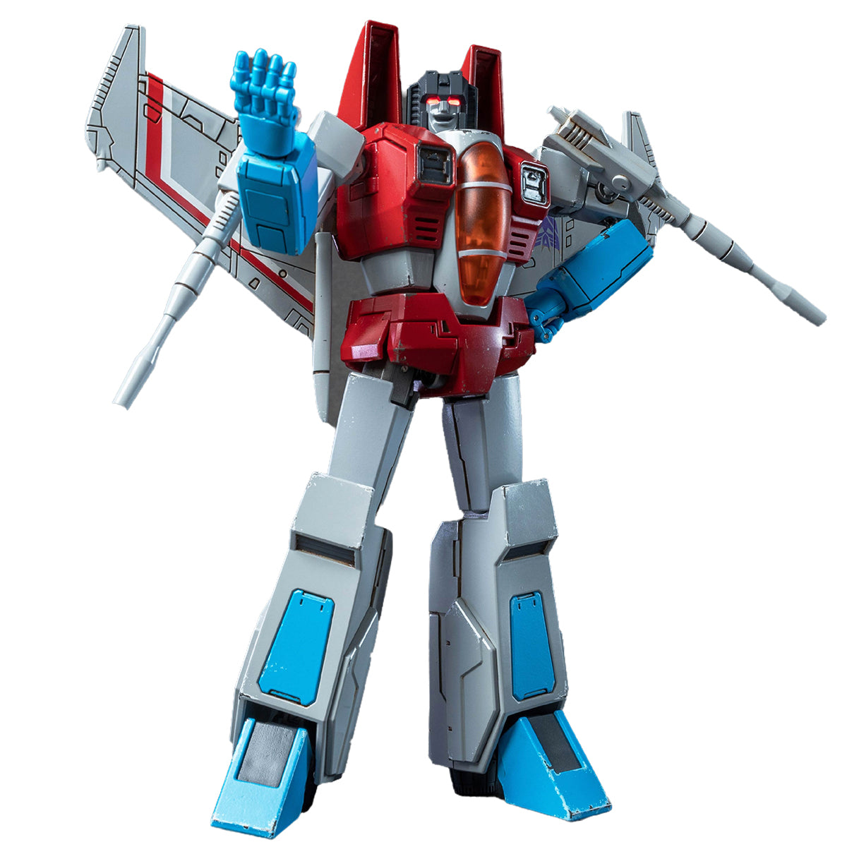 Kits de modelos de ensamblaje coleccionables Yolopark G1 Starscream de 19 cm de alto