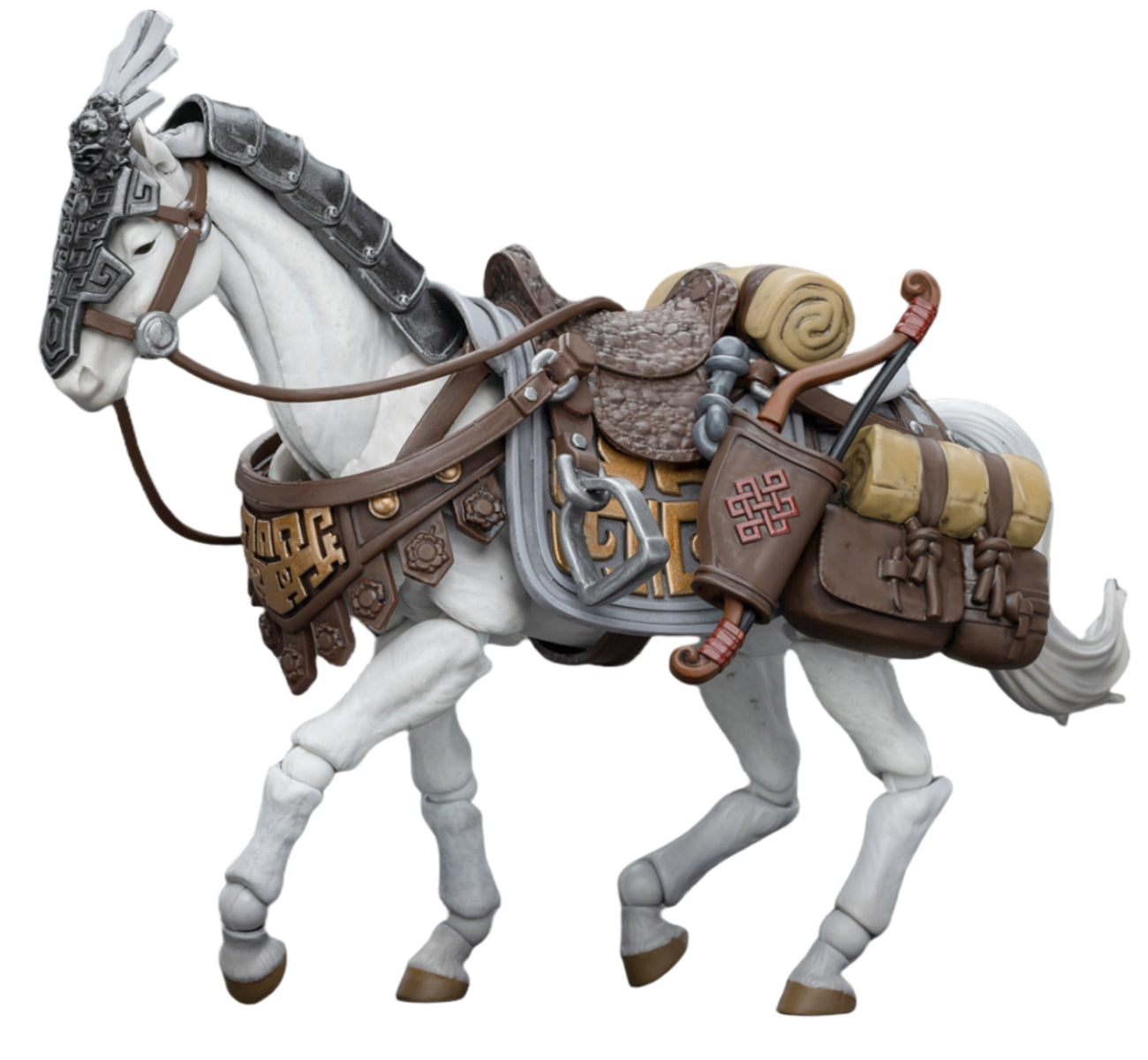 JoyToy Dark Source JT6045 JiangHu Northern Hanland Empire White Feather Armored Horse 1/18 Scale Action Figures