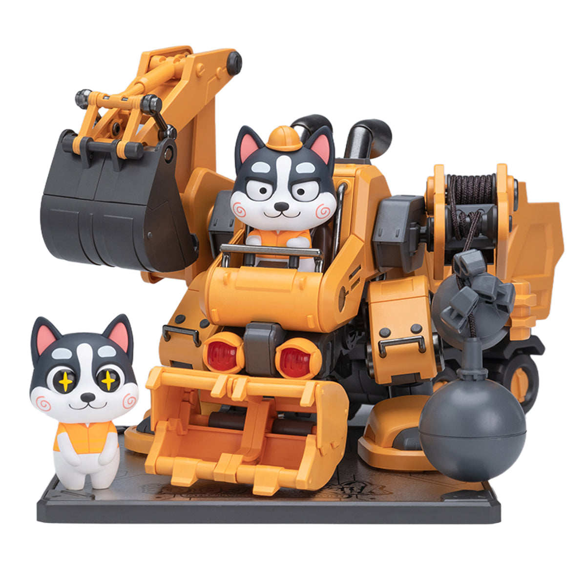 HEMOXIAN Meow! Woof! Secret Service Vol.1 HUSKY COLAJI Cute Pet Mecha Series Model Kit