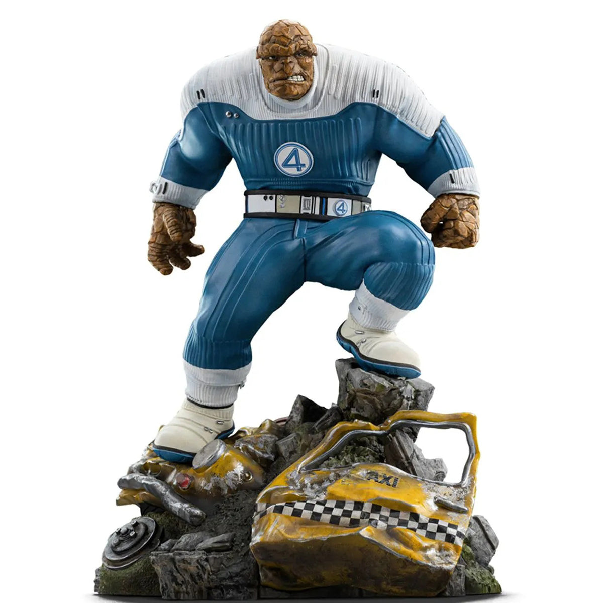 Iron Studios The Fantastic Four: First Steps - Mister Fantastic & Invisible Woman & Thing & Human Torch Art Statue
