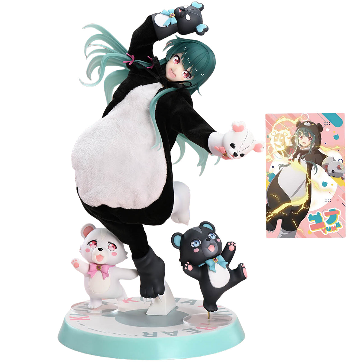 PRISMA WING Kuma Kuma Kuma Bear Punch - Estatua de arte prepintada de edición extra de Yuna