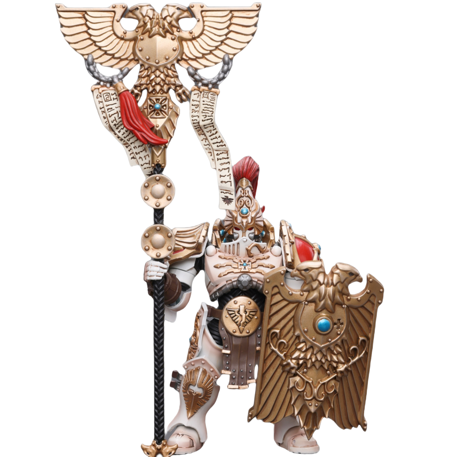 JoyToy 40K : Figurines d'action de la montre solaire Adeptus Custodes Vexilus Praeto