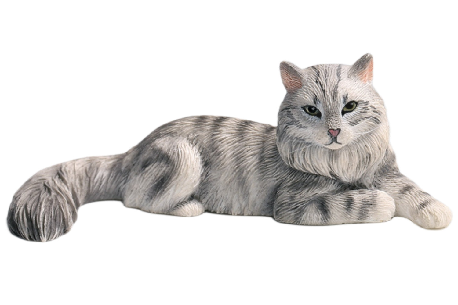 JXK JS2310B Mini Maine Coon Expertly Hand-Painted Lifelike Animal Figurine