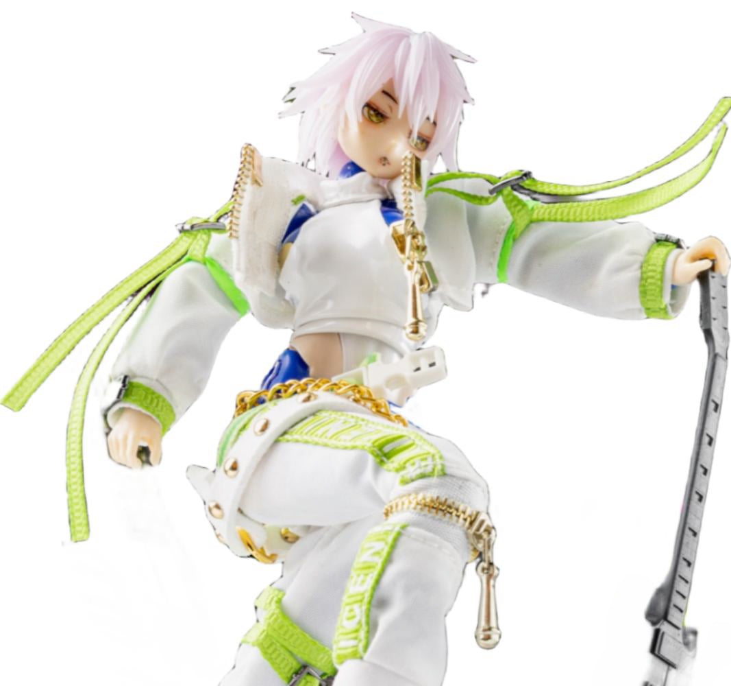 Figura de KOTOBUKIYA a escala 1/12. Ropa para muñeca: Conjunto de roca para figura de acción coleccionable de 6 pulgadas A-004.