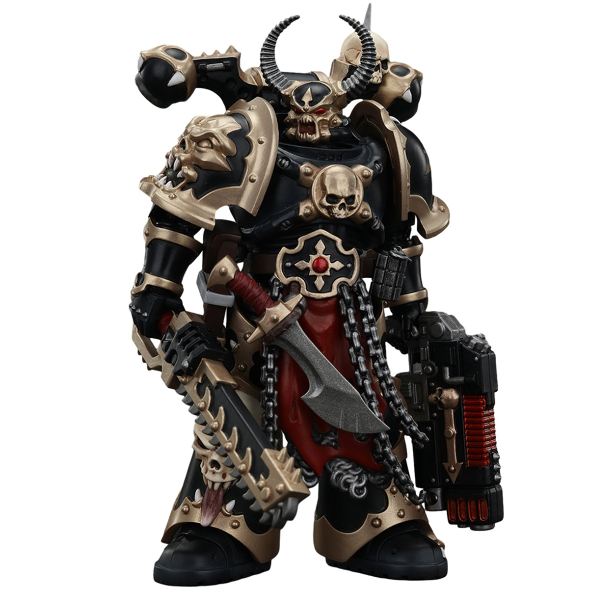 JOYTOY Warhammer 40K 1/18 Chaos Space Marines Black Legion Chosen with Combi-melta and chainsword JT00980 Action Figures