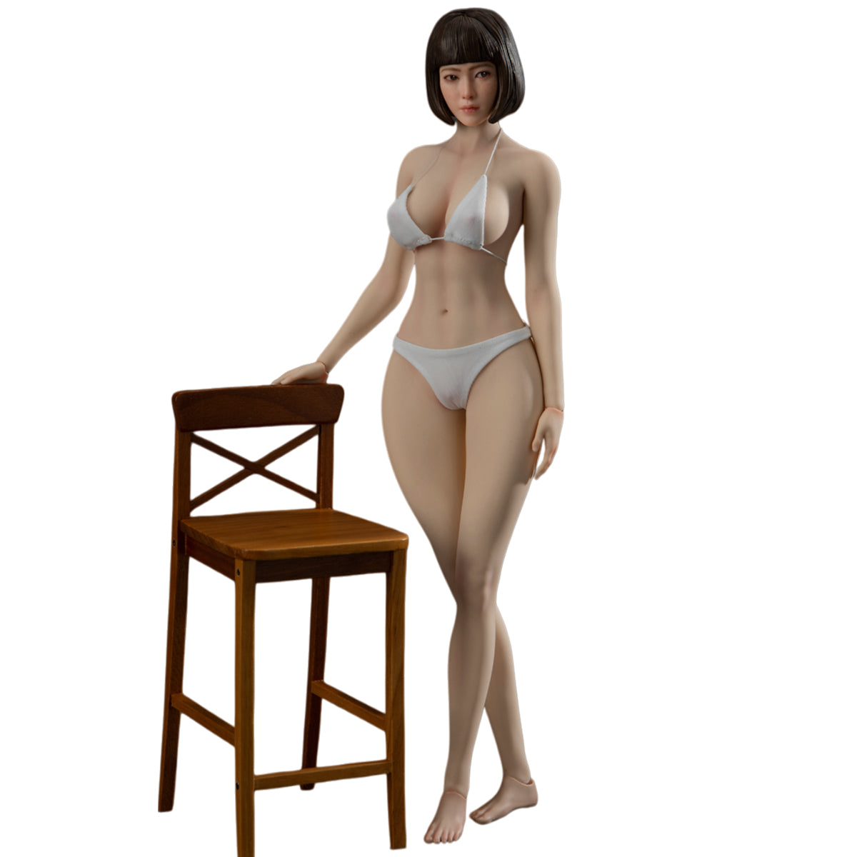 True1Toys Platinum Silicone‑Coated Female Body TR1026A TR1026 Large Bust (NO Physiological Details) 1/6 Scale Action Figure Body