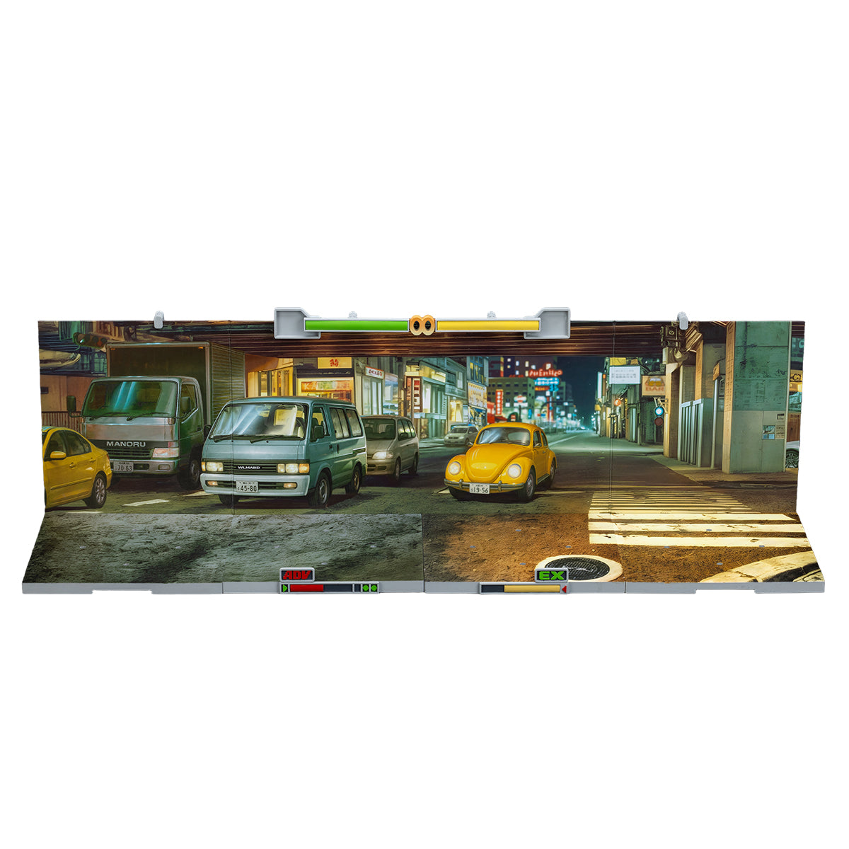 JOYTOY SNK 1/18 KOF'98UM Stage Base-Japan Street JT01734 For Action Figurine