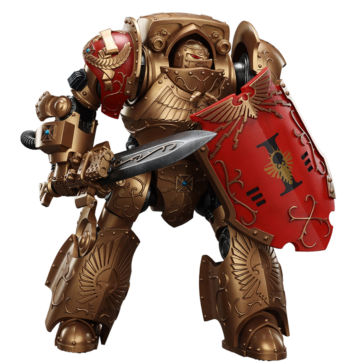 (Only Shipped to the US) JOYTOY 1/18 Legio Custodes Contemptor-Galatus Dreadnought JT00805 Action Figures