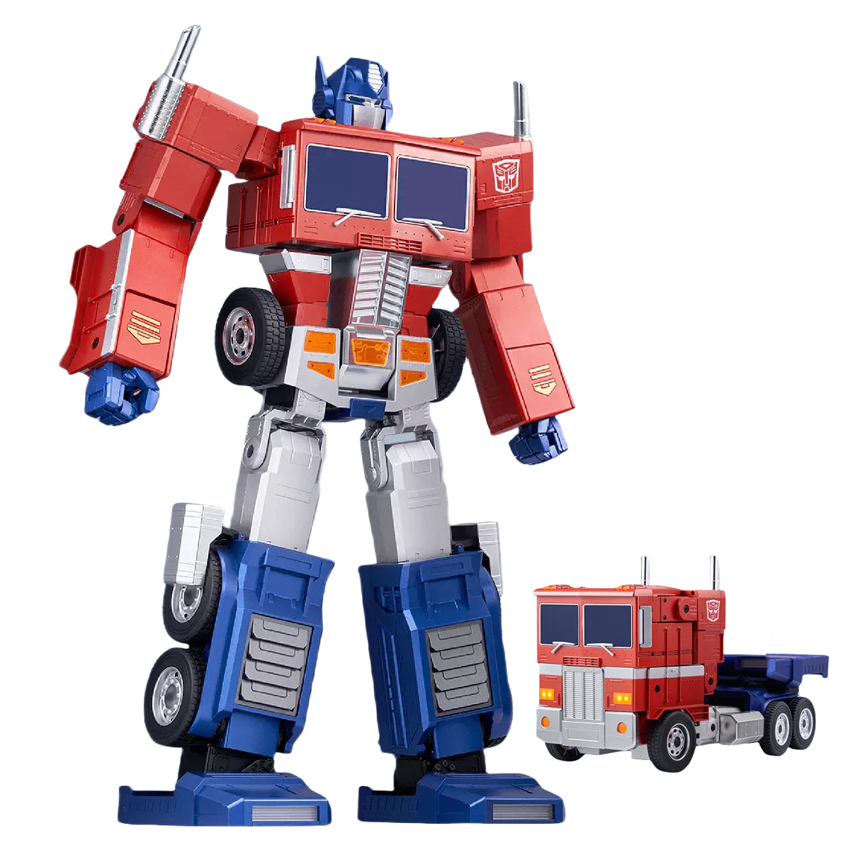 Figuras de acción insignia de Optimus Prime de Transformers de Robosen