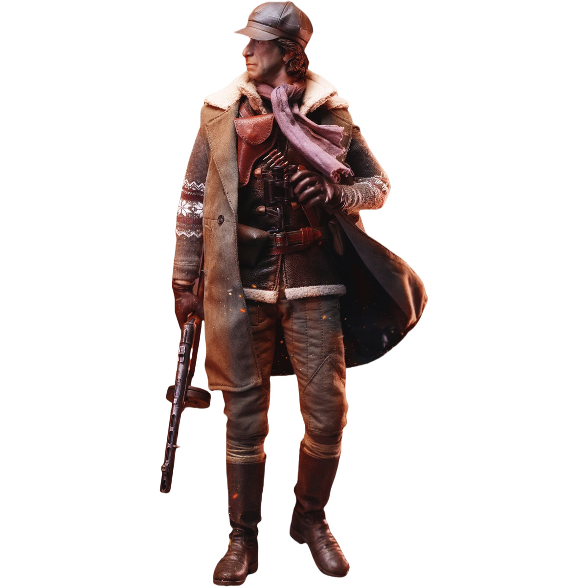 OPAPA TOYS, Micha-A Partisan of Eastern Front Action Figures & Building Ruins Dioramas Base