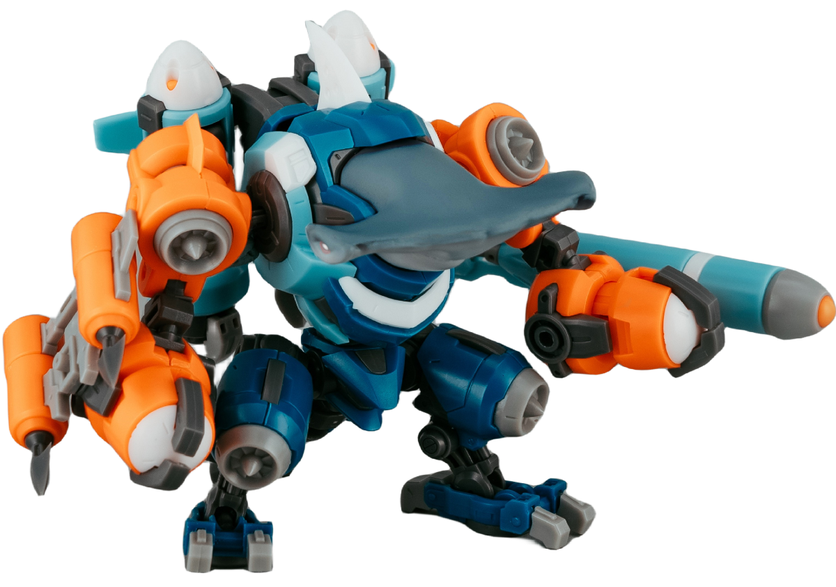 Kits de modelos de plástico KEMO FIFTYSEVEN: Manhunter - Deepsea Ripper, figuras de acción coleccionables a escala 1:24 (Deepsea Ripper)