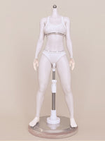 PDTOYS Seamless Platinum Silicone Standard Female Body S402 Detachable Hands and Feet Pale Skin with Body Makeup