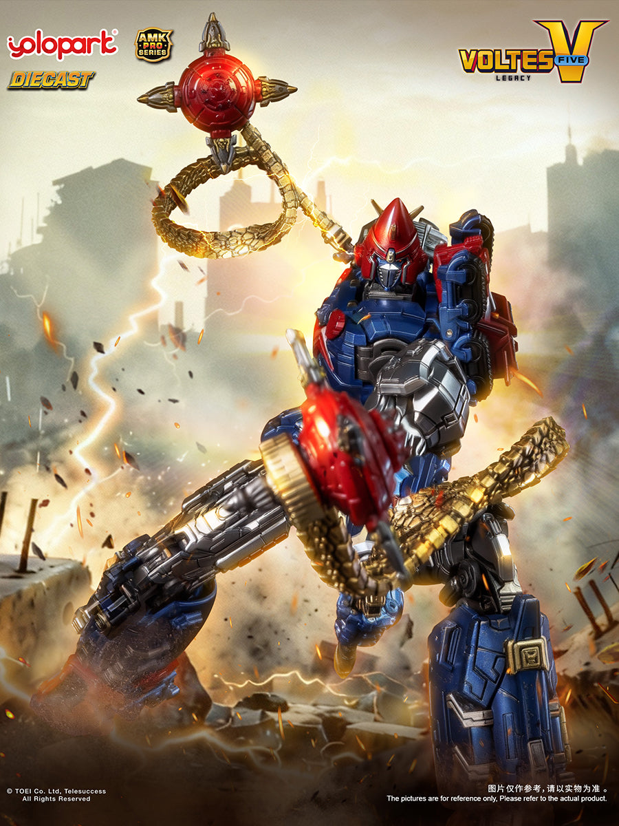 YOLOPARK AMK PRO Voltes V Model Kit | LED Eyes, Alloy Parts & Weapons