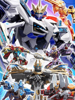 iUBEST Glory Alliance QINGFEI & LEIJIZHI & MACHIAPTER & MYSTICLOCK & EPSILON & PRINCE GLADOUS & DIVINE-WIND Equipped with weapons and two forms Transfor Mech Robot Model Vehicle