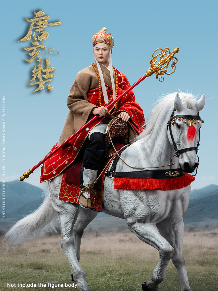 VERYCOOL Journey to the West: Tang Xuanzang (Monk Tang) XYJ-005 & White Dragon Horse XYJ-006 1/6 Scale Action Figure Base Diorama