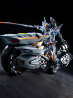 Motor Nuclear Steel Covenant White Tiger (MNZ-GT01X) Motorcycl Figure Set