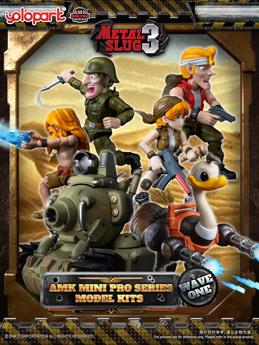 Yolopark AMK MINI Pro Metal Slug 3 Wave 1 Assembly Model Kits