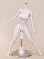 PDTOYS Seamless Platinum Silicone Standard Female Body S4 Integrated Hands & Feet Pale Skin with Body Makeup Articulated Fingers