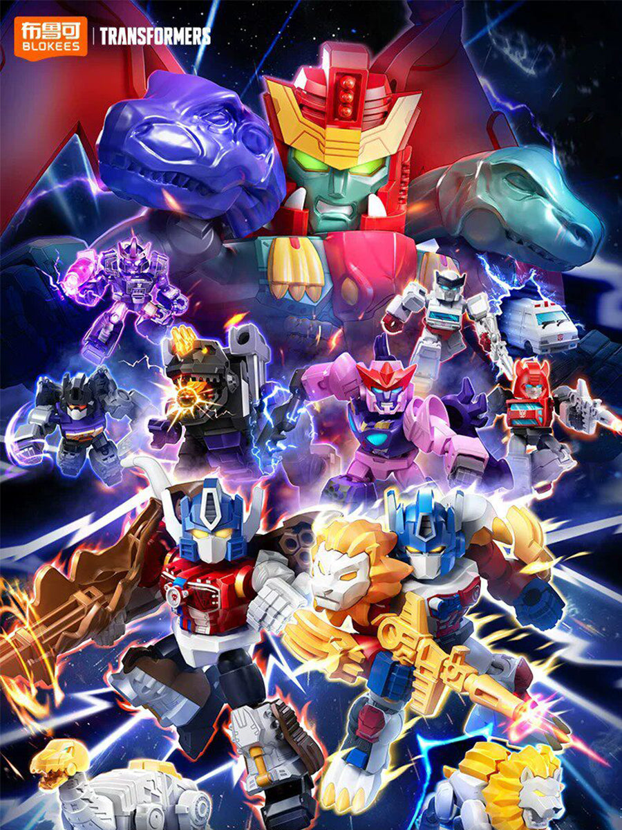 BLOKEES Transformers Defender Version Vol. 7 Power of the Beast 71407 Model Kits Blind Box