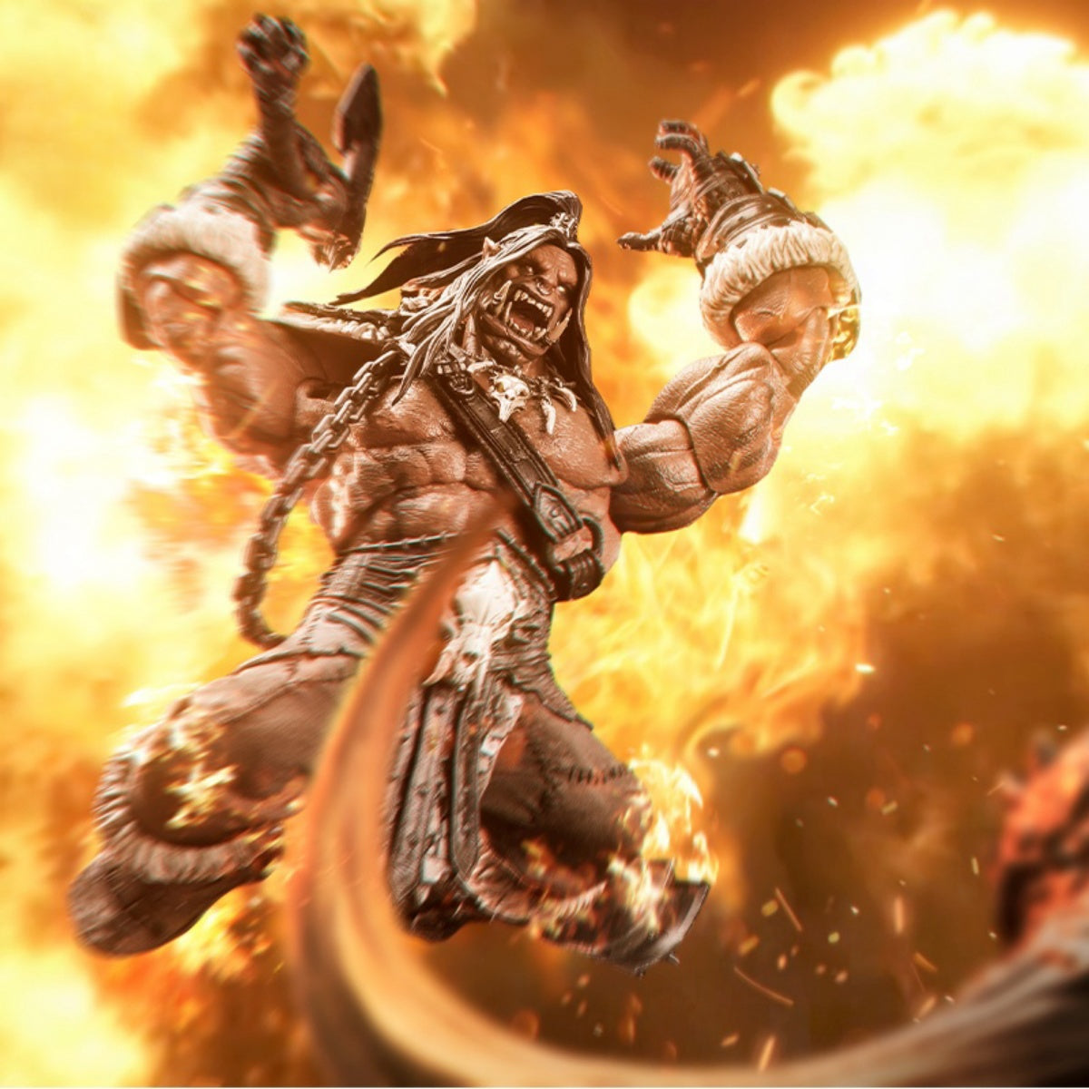 Hero toys Tribal War Song Great Chieftain: Orc Warrior 1/10 Scale Action Figure