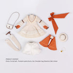 GooMooPlay BJD Costume Set GM-B-007 Vintage Lolita Dress Accessories 1/6 Scale for 12 Inch Action Figures and Ball Jointed Dolls