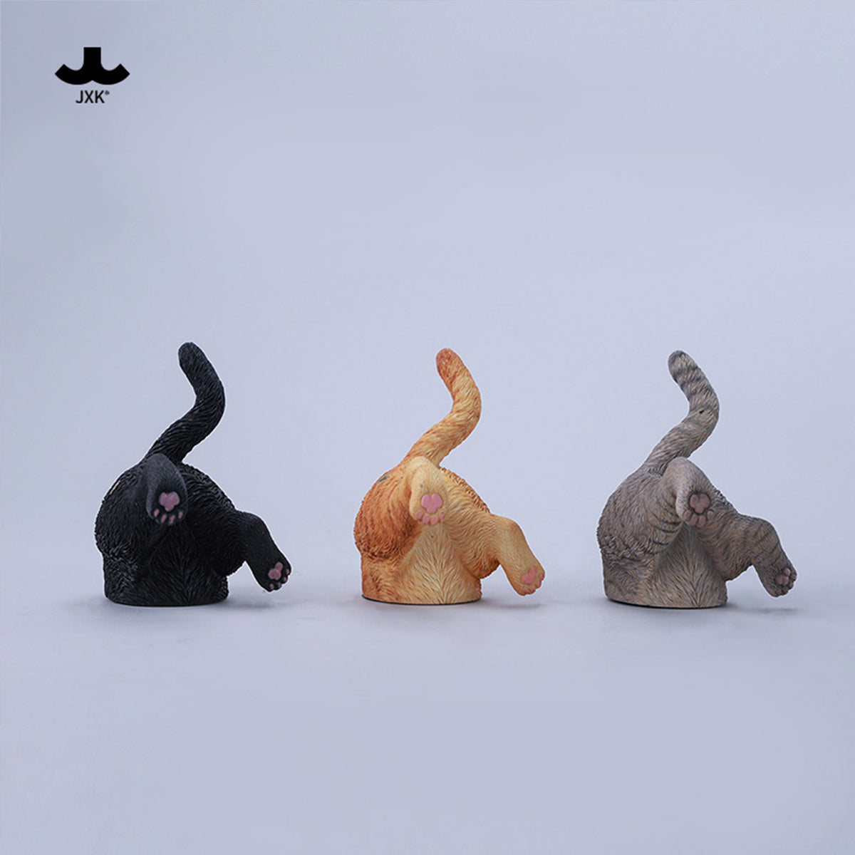JXK Channel Cat Static Expertly Hand-Painted Lifelike Animal Figurine