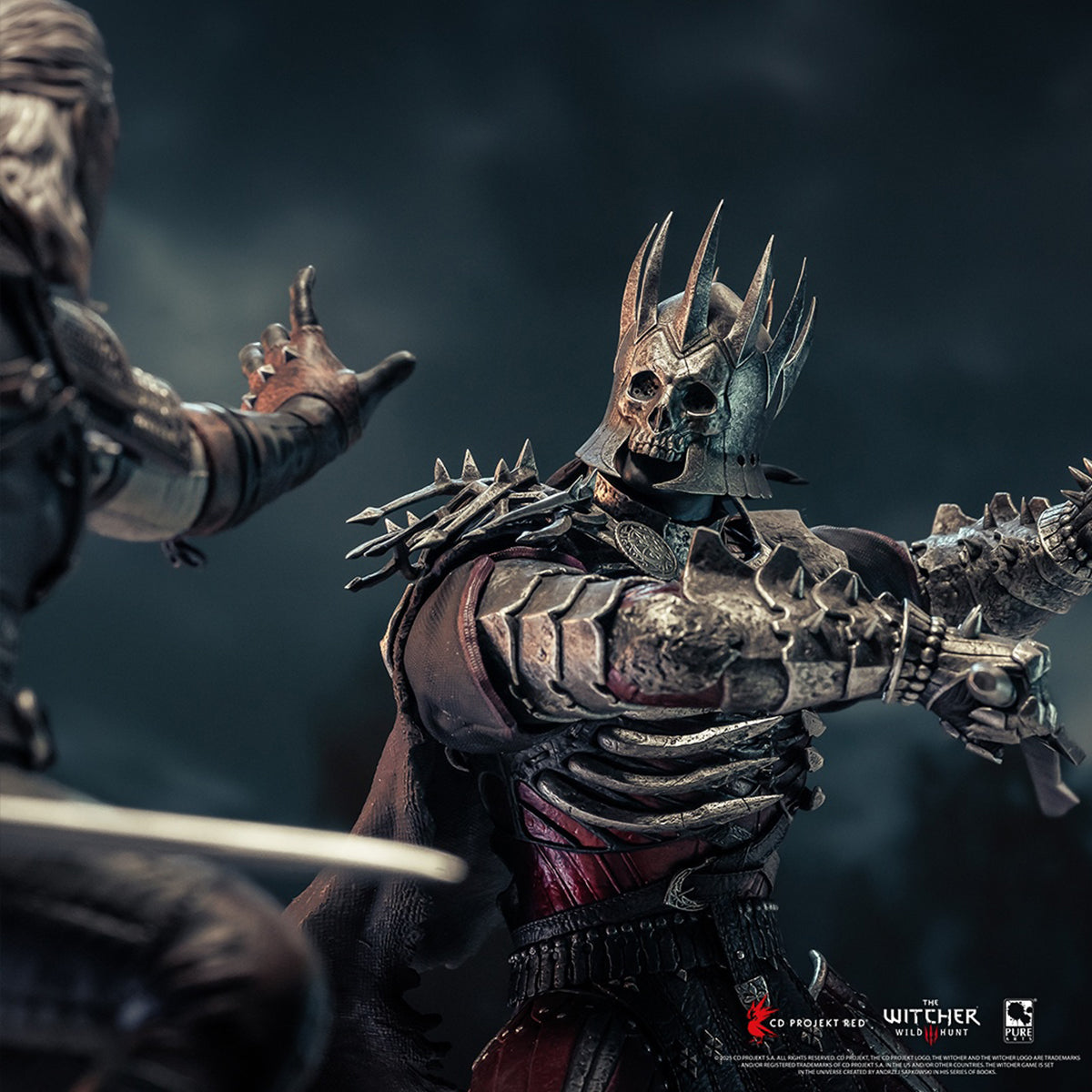 PureArts 1/6 The Witcher 3：Wild Hunt - Geralt vs Eredin Art VideoGame Statue