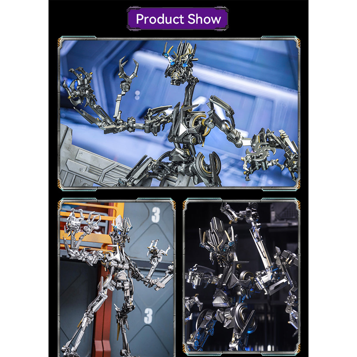 Killerbody Transformers Frenzy MRP02 Figure | LED Eyes & Four Darts