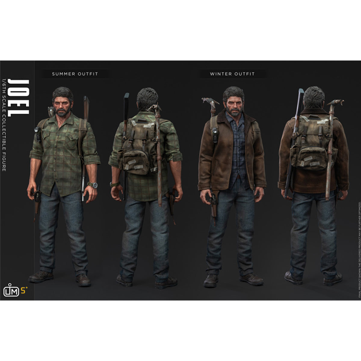 LimToys The Last of Us: Clicker/Ellie/Joel 1/6 Scale Action Figure