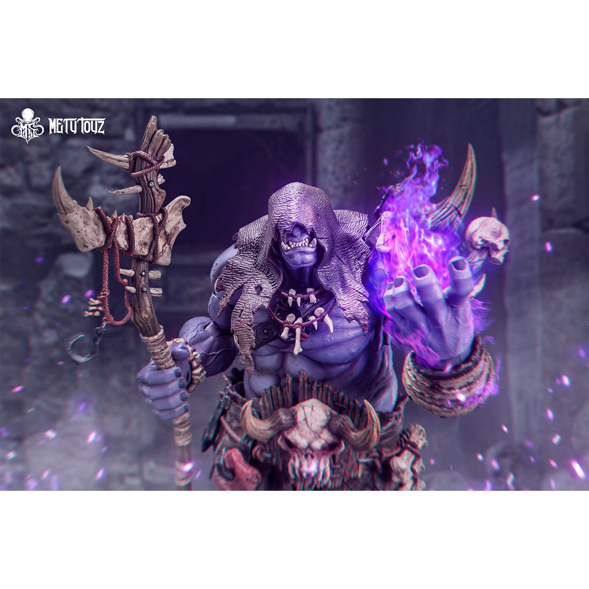 Metytoyz, Adventurer's World Crusher Ogre Mage Ancient Rune Prophet - Golash, Action Figures