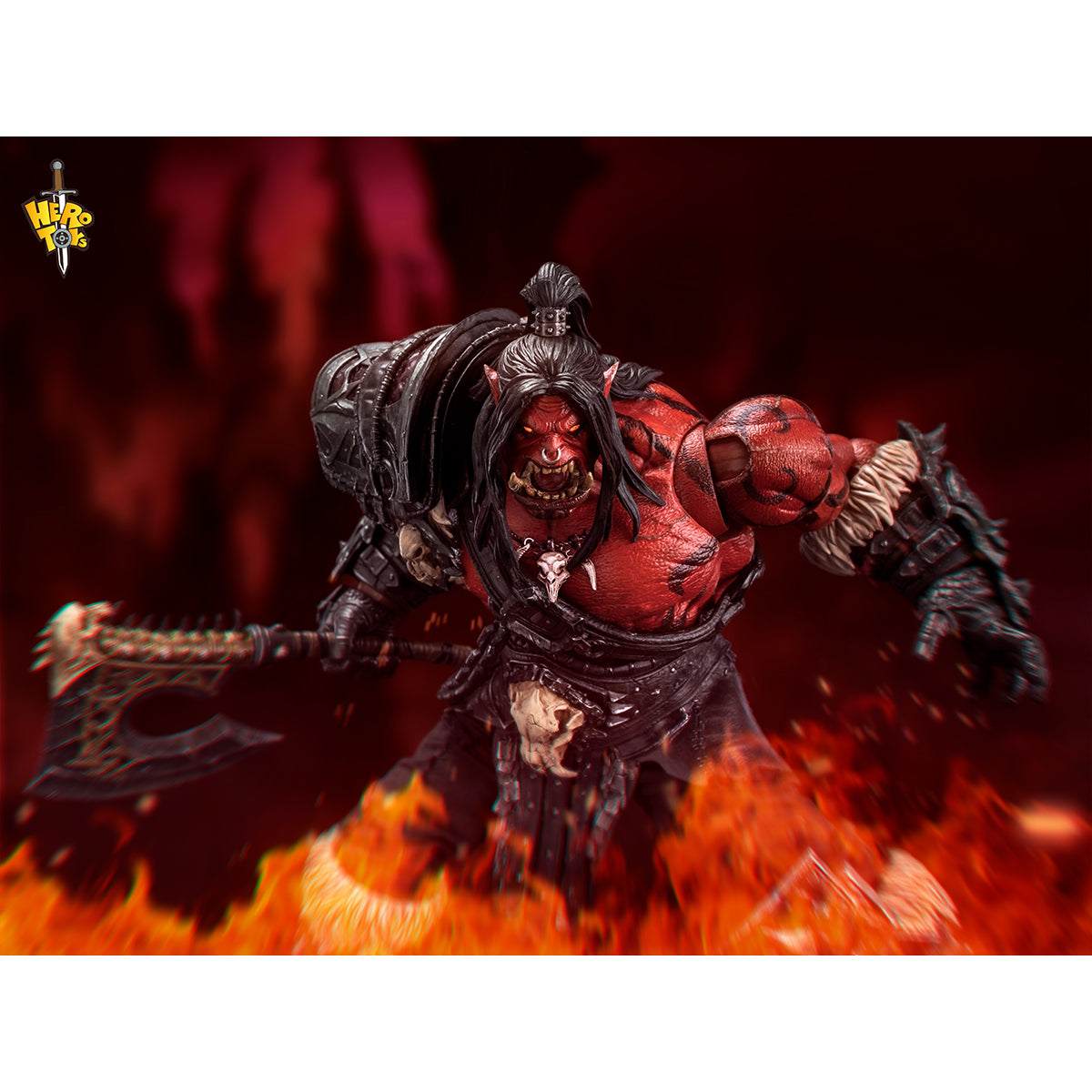 Hero toys Tribal War Song Great Chieftan Red 1/10 Scale Action Figure