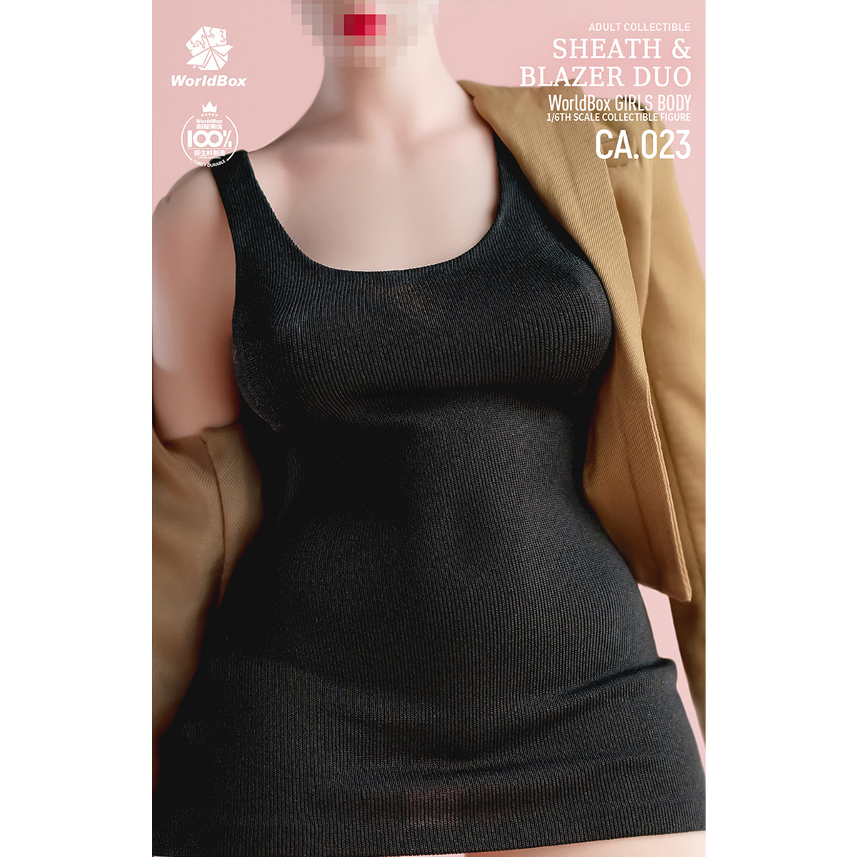 Worldbox 1/6 Plus Size Girl Clothing Card Doll Clothes Accessory for 12-inches Figure