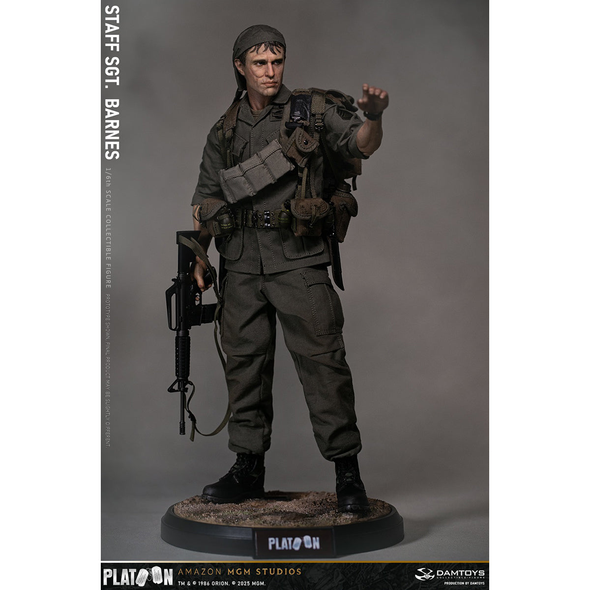 DAMTOYS NO.DMS045 Field Platoon U.S. Army Sergeant Barnes (Vietnam) 1/