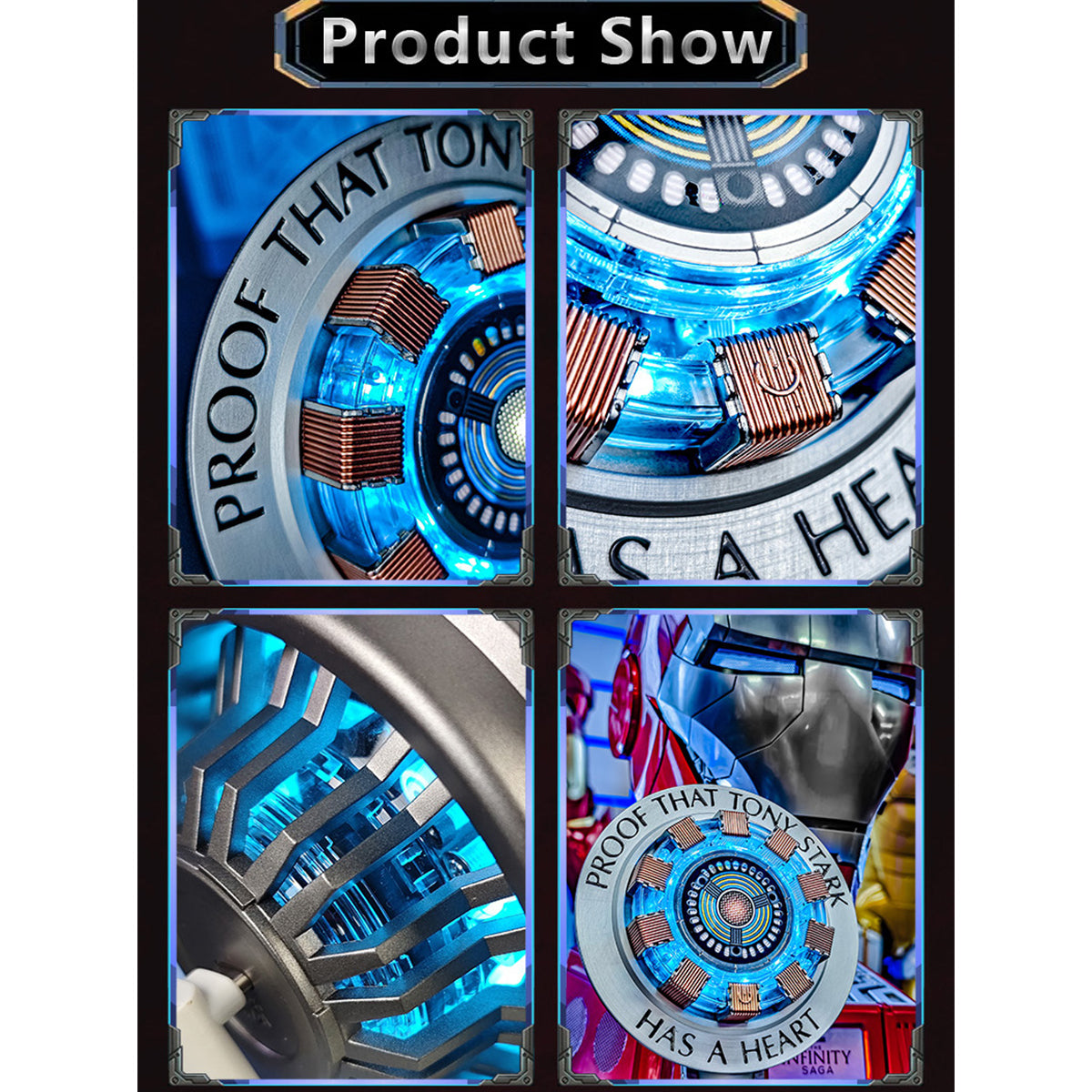 Killerbody Iron Man Arc Reactor KB20104 15W Wireless Charger