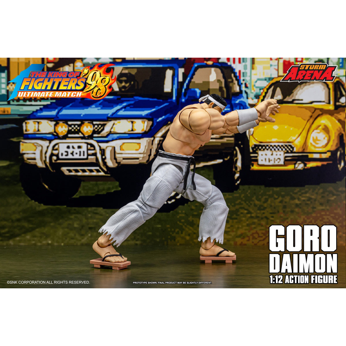 Storm Collectibles The King Of Fighters'98 UM KFSA01 Benimaru Nikaido Storm Arena KFSA02 Goro Daimon Storm Arena KFSA03 Kyo Kusanagi Storm Arena 1/12 Scale Action Figure