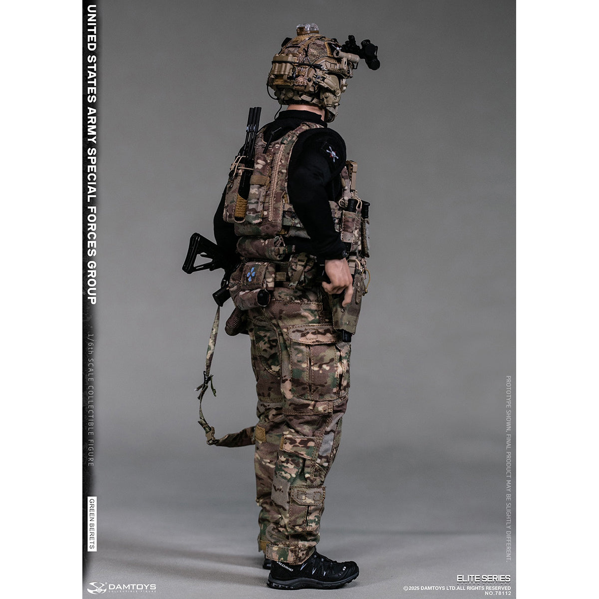 DAMTOYS NO.78112 UNITED STATES ARMY SPECIAL FORCES GROUP (Green Berets) 1/6 Scale Action Figure