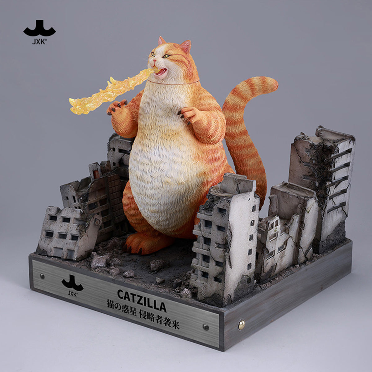 JXK Catzilla 1.0 PLUS Static Expertly Hand-Painted Lifelike Animal Figurine