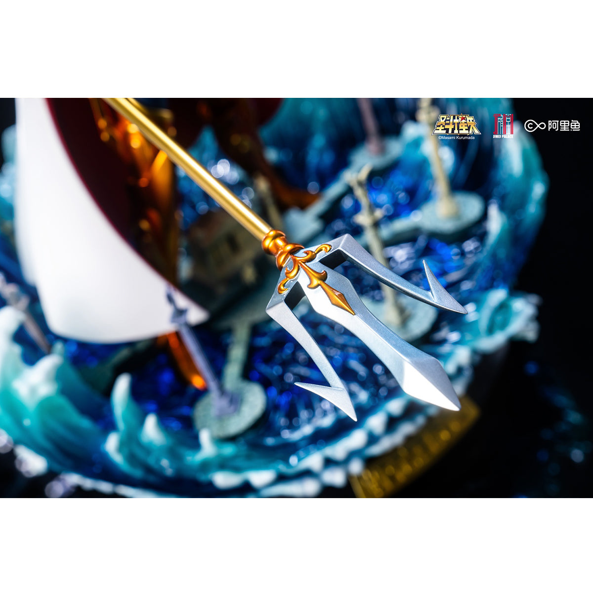 JIMEI PALACE, Saint Seiya Marine General Series Poseidon, Limited Edition Art Anime Statue