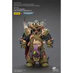 JOYTOY Death Guard Deathshroud Terminator with Manreaper and Plaguespurter Gauntlet & Champion with Manreaper and Plaguespurter Gauntlets 1/18 Scale Warhammer Action Figure