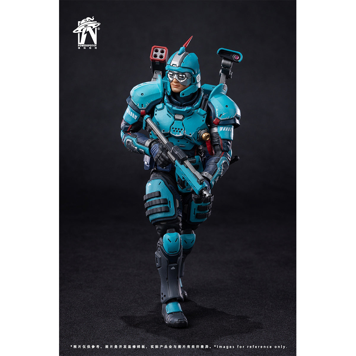 Powerspotoy Xpedion Steel Thunder Special Force Tactical ARM 1/12 Scale Action Figure & Diorama Base