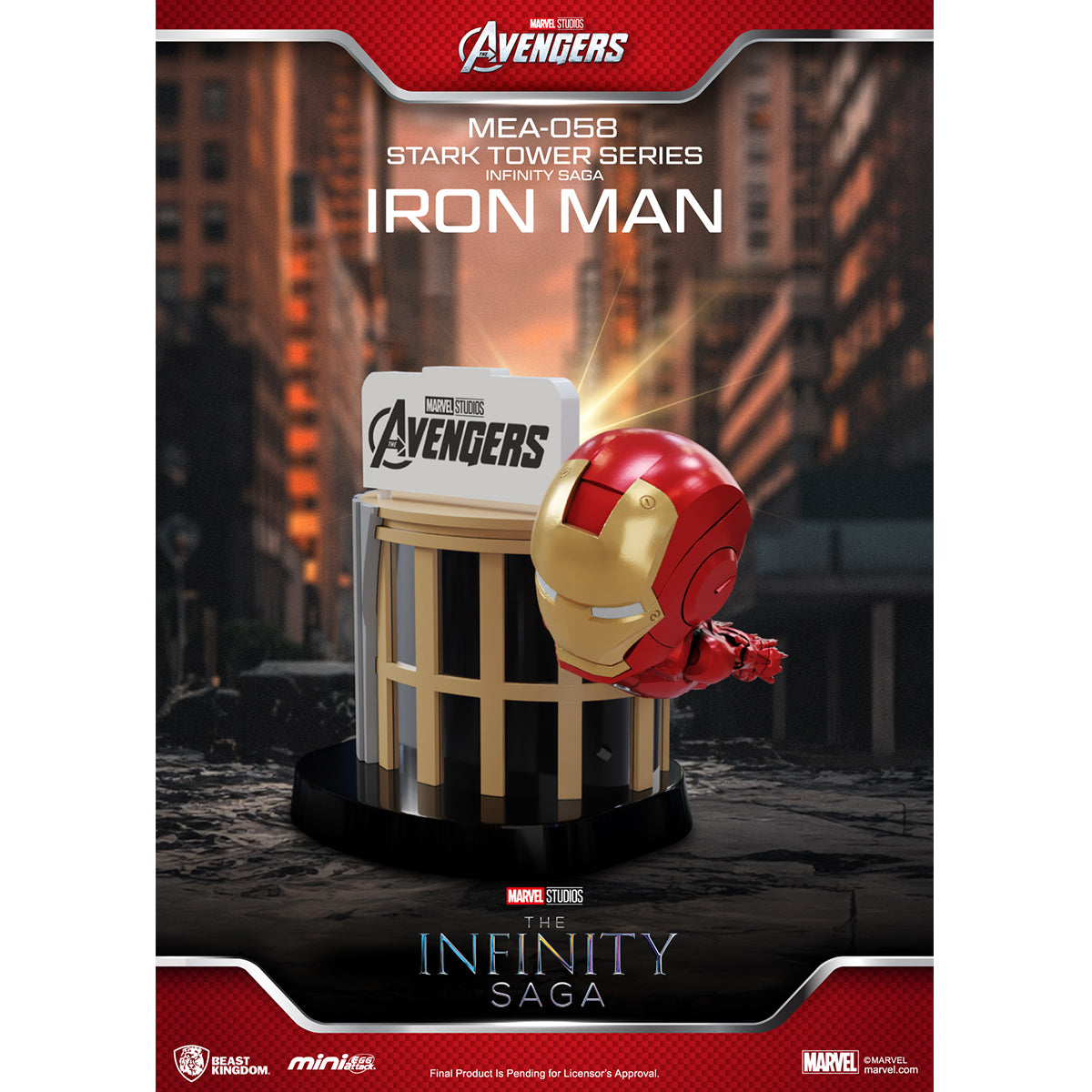 Beast Kingdom MEA-058 The Infinity Saga Stark Tower Series Randomly Single Blind Box Figure