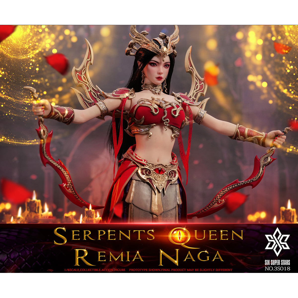 3STOYS 1/6 Serpent Queen Remia Naga Articulated Action Figures